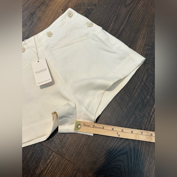 Doen Bernice Shorts Magnolia Whitw NWT Size 0 - Picture 14 of 14